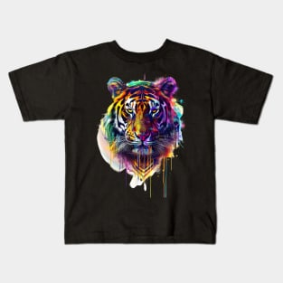 Tiger Color Recognition Kids T-Shirt